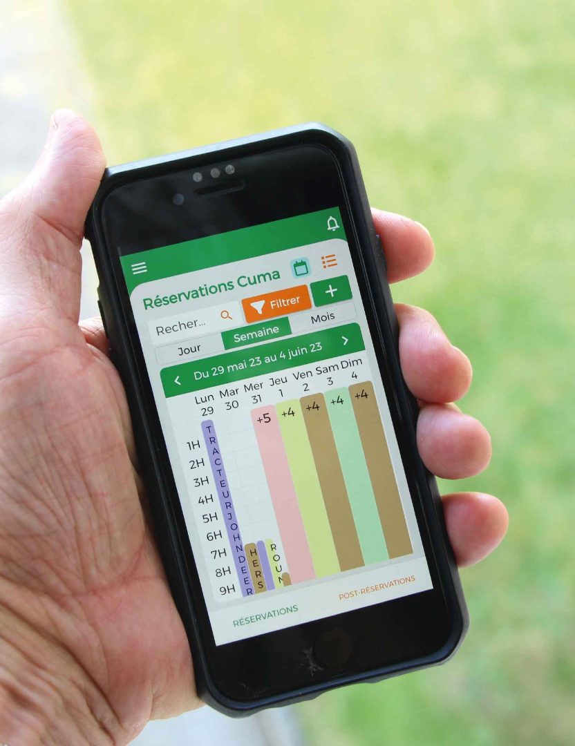 Application myCuma Planning et Travaux